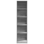 vidaXL Šatník sivá sonoma 50x50x200 cm kompozitné drevo – Obrázok 4