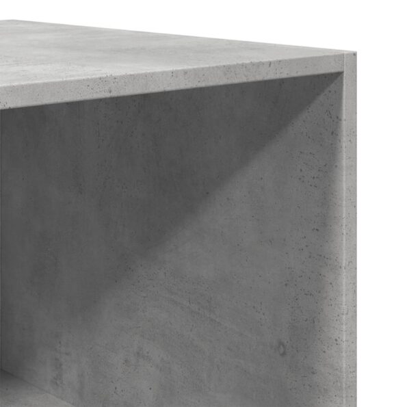 vidaXL Šatník betónovo sivý 80x50x200 cm kompozitné drevo – Obrázok 7