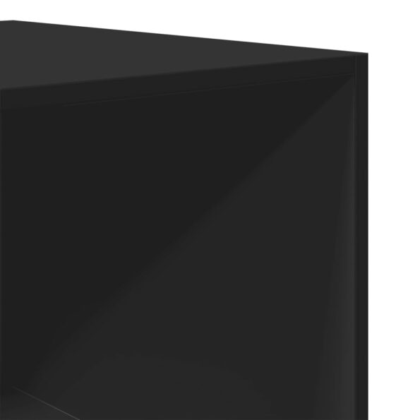vidaXL Šatník čierny 80x50x200 cm kompozitné drevo – Obrázok 8