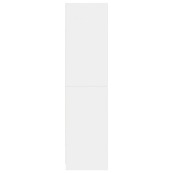 vidaXL Šatník biely 30x50x200 cm kompozitné drevo – Obrázok 5