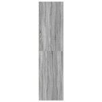 vidaXL Šatník sivý sonoma 80x50x200 cm kompozitné drevo – Obrázok 5