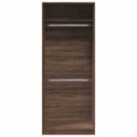 vidaXL Šatník hnedý dub 80x50x200 cm kompozitné drevo – Obrázok 4