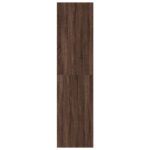vidaXL Šatník hnedý dub 80x50x200 cm kompozitné drevo – Obrázok 5