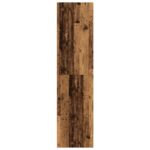vidaXL Šatník staré drevo 100x50x200 cm kompozitné drevo – Obrázok 5