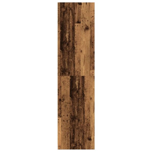 vidaXL Šatník staré drevo 100x50x200 cm kompozitné drevo – Obrázok 5