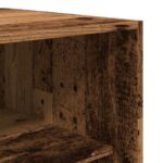 vidaXL Šatník staré drevo 100x50x200 cm kompozitné drevo – Obrázok 7