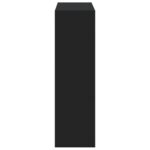 vidaXL Knižnica čierna 102x32x108 cm kompozitné drevo – Obrázok 5