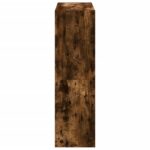 vidaXL Knižnica dymový dub 102x32x108 cm kompozitné drevo – Obrázok 5