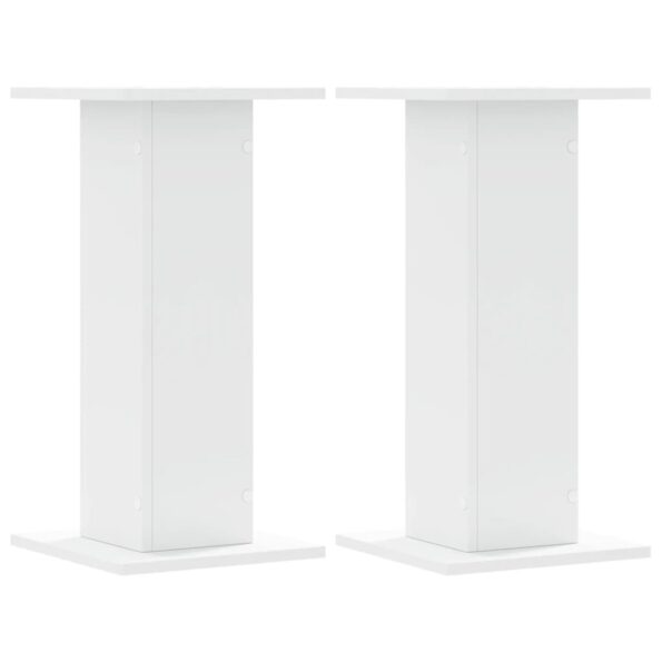 vidaXL Stojany na rastliny 2 ks biele 30x30x60 cm kompozitné drevo – Obrázok 2