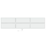 vidaXL TV nástenná skrinka s LED biela 180x31x45 cm – Obrázok 6