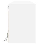 vidaXL TV nástenná skrinka s LED biela 180x31x45 cm – Obrázok 7