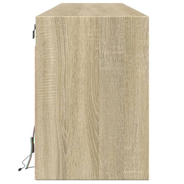 VXL8721158342874_g_en_hd_5.jpg vidaXL TV nástenná skrinka s LED svetlami dub sonoma 180x31x45 cm – Obrázok 7