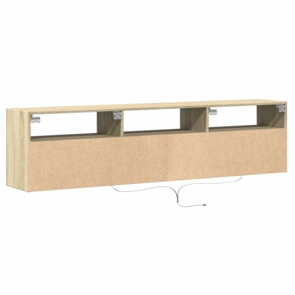 VXL8721158342874_g_en_hd_6.jpg vidaXL TV nástenná skrinka s LED svetlami dub sonoma 180x31x45 cm – Obrázok 8