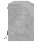 vidaXL TV nástenná skrinka s LED svetlami betónovo sivá 180x31x45 cm – Obrázok 7