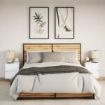 vidaXL Nástenné nočné skrinky s LED osvetlením 2 ks biele – Obrázok 4