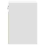 vidaXL Nástenné nočné skrinky s LED osvetlením 2 ks biele – Obrázok 7