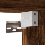 vidaXL Nástenné nočné skrinky s LED osvetlením 2 ks dymový dub – Obrázok 10