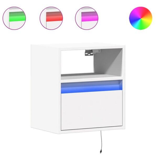VXL8721158343215_a_en_hd_1.jpg vidaXL Nástenné nočné skrinky s LED osvetlením 2 ks biele – Obrázok 2