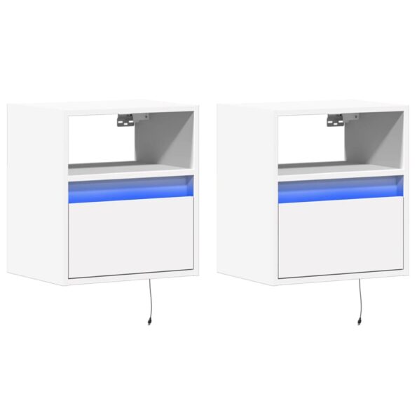 VXL8721158343215_g_en_hd_1.jpg vidaXL Nástenné nočné skrinky s LED osvetlením 2 ks biele – Obrázok 3