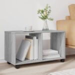 vidaXL Skrinka na kolieskach sivá sonoma 72x33x42,5cm kompozitné drevo – Obrázok 3
