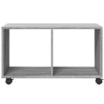 vidaXL Skrinka na kolieskach sivá sonoma 72x33x42,5cm kompozitné drevo – Obrázok 5