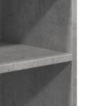 vidaXL Príručný stolík a kolieska betónový 55x60x78cm kompozitné drevo – Obrázok 7