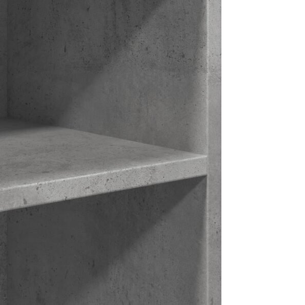 vidaXL Príručný stolík a kolieska betónový 55x60x78cm kompozitné drevo – Obrázok 7