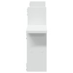 vidaXL Nástenné police 2 ks biele 38x12x38 cm kompozitné drevo – Obrázok 5