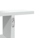 vidaXL Nástenné police 2 ks biela 50x12x50 cm kompozitné drevo – Obrázok 9