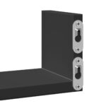 vidaXL Nástenné police 3 ks čierne kompozitné drevo – Obrázok 8