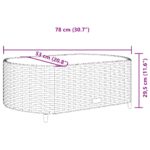 vidaXL 5-dielna záhradná súprava pohoviek s vankúšmi čierna polyratan – Obrázok 9