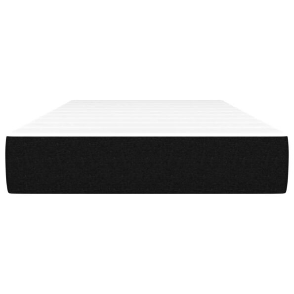 vidaXL Taštičkový pružinový matrac pre deti čierny 80x160 cm látka – Obrázok 3