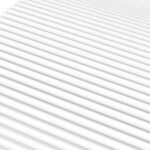 vidaXL Penový matrac biely 90x210 cm tvrdosť H2 H3 – Obrázok 5