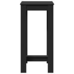 vidaXL Barový stôl čierny 51x50x103,5 cm kompozitné drevo – Obrázok 4