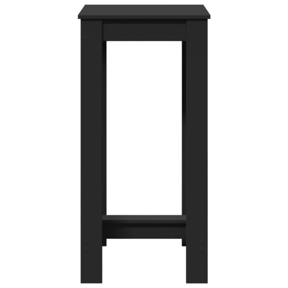 vidaXL Barový stôl čierny 51x50x103,5 cm kompozitné drevo – Obrázok 4