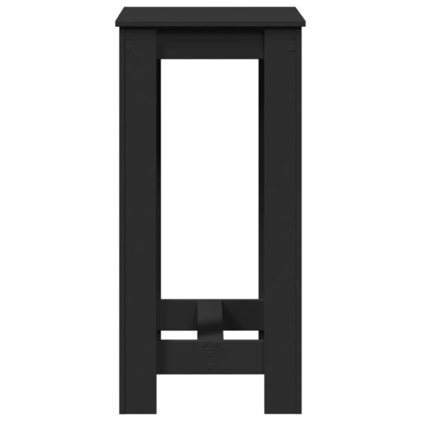 vidaXL Barový stôl čierny 51x50x103,5 cm kompozitné drevo – Obrázok 5