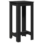 vidaXL Barový stôl čierny 51x50x103,5 cm kompozitné drevo – Obrázok 6