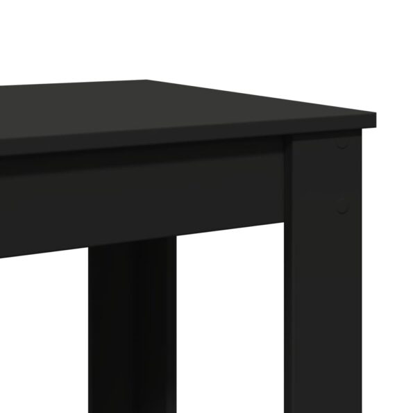 vidaXL Barový stôl čierny 51x50x103,5 cm kompozitné drevo – Obrázok 7