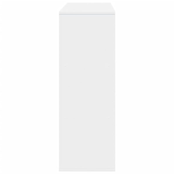 vidaXL Knižnica/deliaca stena biela 100x33x94,5 cm – Obrázok 5