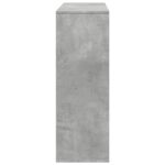 vidaXL Knižnica/deliaca stena betónová sivá 100x33x94,5 cm – Obrázok 5