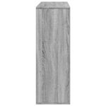 vidaXL Knižnica/deliaca stena sivá sonoma 100x33x94,5 cm – Obrázok 5