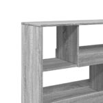 vidaXL Knižnica/deliaca stena sivá sonoma 100x33x94,5 cm – Obrázok 7