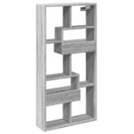 vidaXL Nástenná skrinka sivá sonoma 50x15x100 cm kompozitné drevo – Obrázok 2