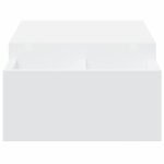 vidaXL Stojan na monitor s policou biely 50x27x15 cm kompozitné drevo – Obrázok 5