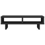 vidaXL Stojan na monitor čierny 50x27x15 cm kompozitné drevo – Obrázok 4