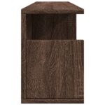 vidaXL Nástenná skrinka 80x20x30 cm hnedý dub kompozitné drevo – Obrázok 5