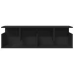 vidaXL Nástenná skrinka 100x20x30 cm čierna kompozitné drevo – Obrázok 4