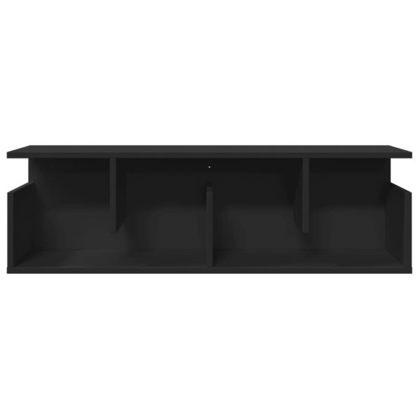 vidaXL Nástenná skrinka 100x20x30 cm čierna kompozitné drevo – Obrázok 4