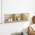 vidaXL Nástenná skrinka 100x16,5x30 cm dub sonoma kompozitné drevo – Obrázok 3