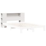 vidaXL Čelo postele s úložným priestorom biele 150 cm borovica – Obrázok 7